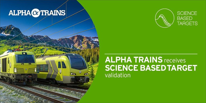 Science Based Targets Initiative bestätigt Alpha Trains Net-Zero-Ziel